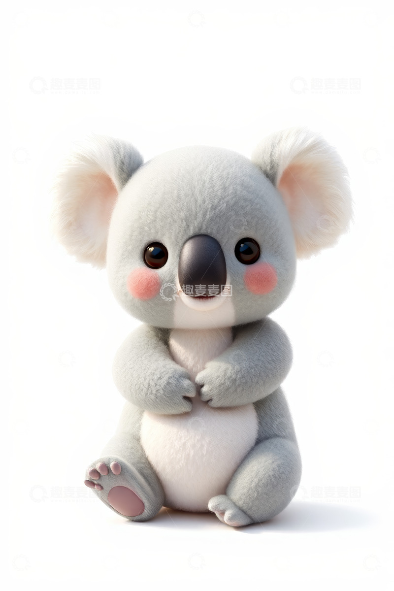 高清大图下载【趣麦麦图】可爱卡通考拉形象素材