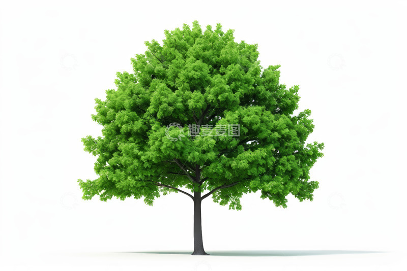 高清大图下载【趣麦麦图】单棵绿树素材