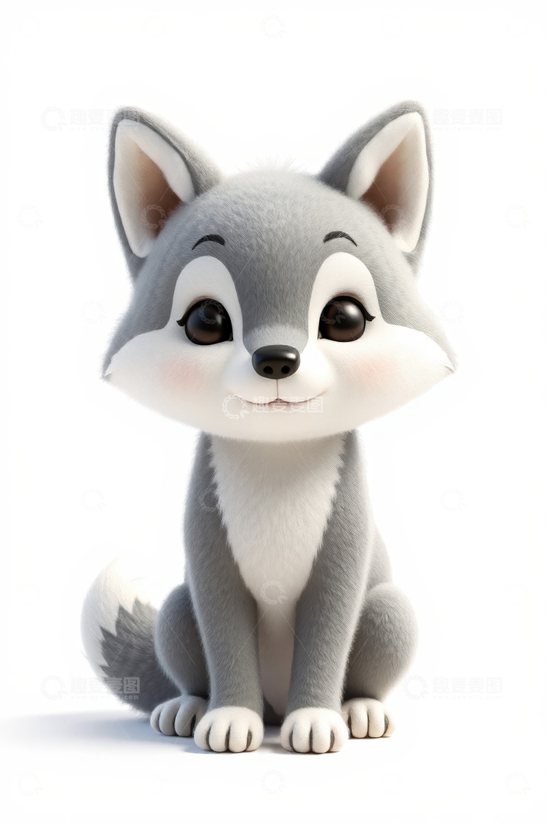 高清大图下载【趣麦麦图】可爱卡通小狐狸形象