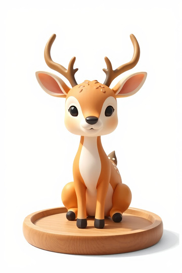 卡通小鹿摆件