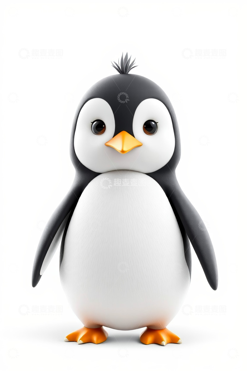 高清大图下载【趣麦麦图】可爱卡通企鹅形象