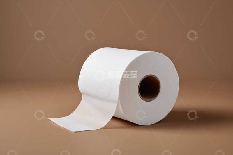 高清大图下载【趣麦麦图】白色卫生纸卷筒静物