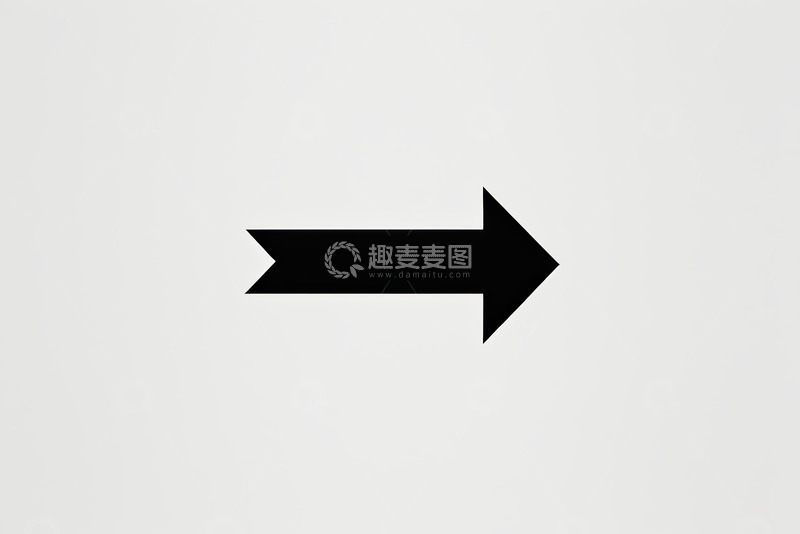 高清大图下载【趣麦麦图】黑色箭头符号图标