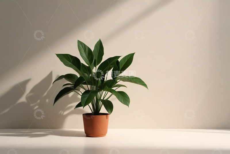 高清大图下载【趣麦麦图】室内盆栽绿植特写