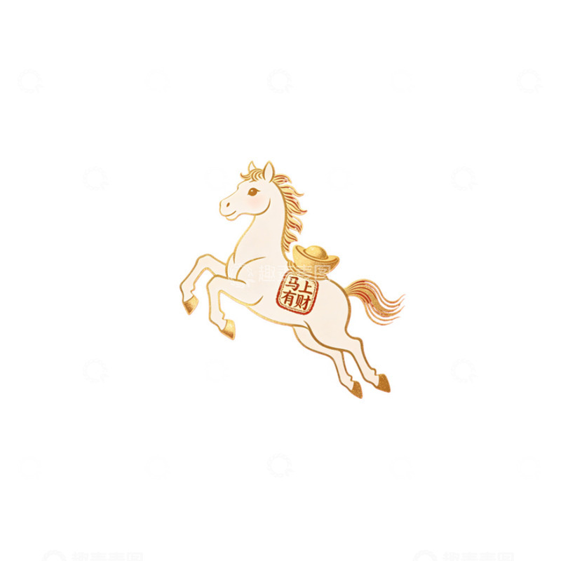 高清大图下载【趣麦麦图】马上有财元素