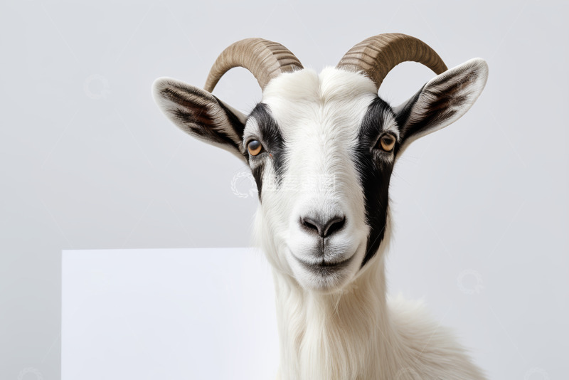 高清大图下载【趣麦麦图】山羊特写近景素材