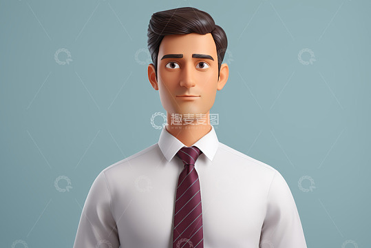 卡通商务男性人物形象