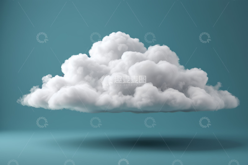 高清大图下载【趣麦麦图】悬浮白云背景素材