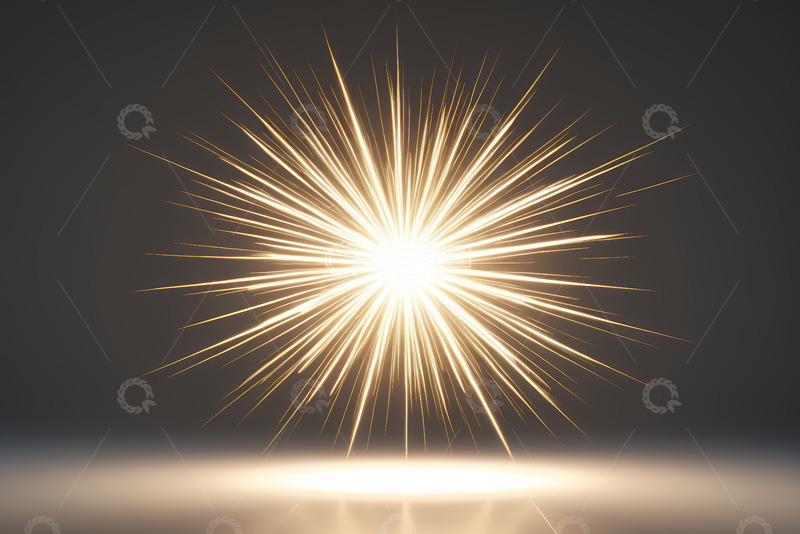高清大图下载【趣麦麦图】金色光芒放射特效