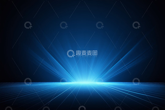 蓝色光线背景素材