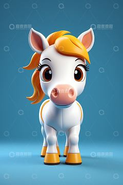 卡通小马形象素材