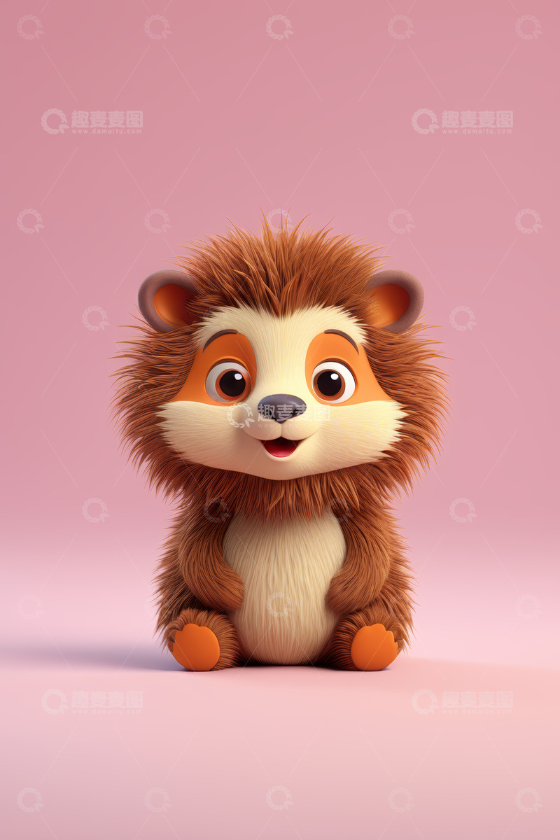 高清大图下载【趣麦麦图】可爱卡通刺猬形象素材
