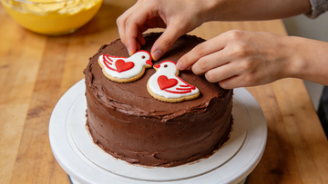 温馨情人节蛋糕装饰创意烘焙甜点美食