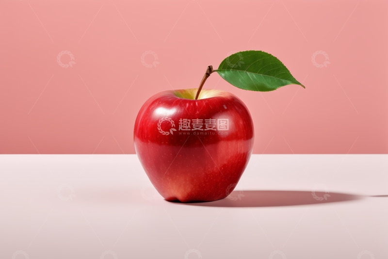 高清大图下载【趣麦麦图】红色苹果静物特写
