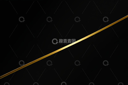 黑色背景上的金色线条