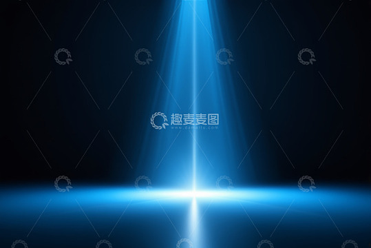 蓝色光束背景素材