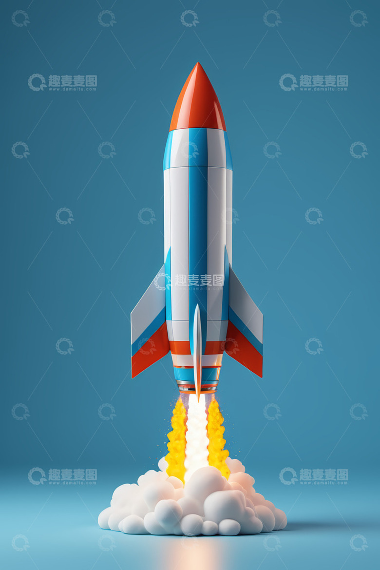 火箭发射3D效果图