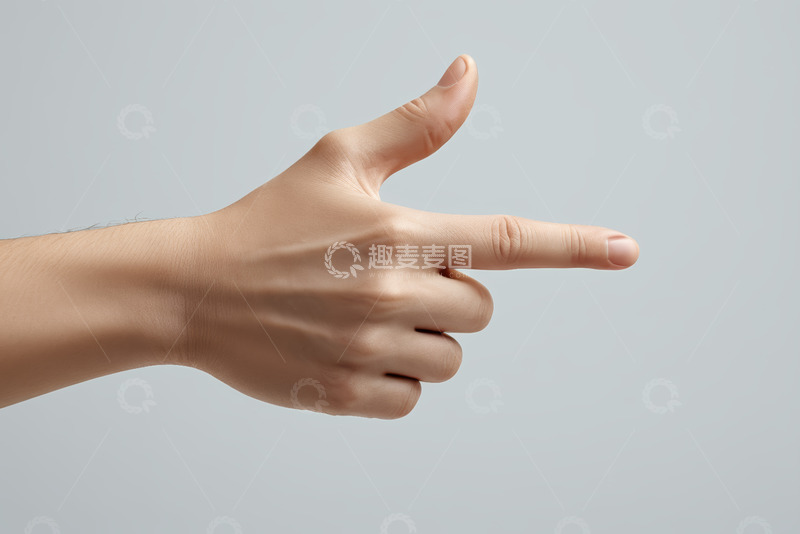 高清大图下载【趣麦麦图】手部特写指示手势