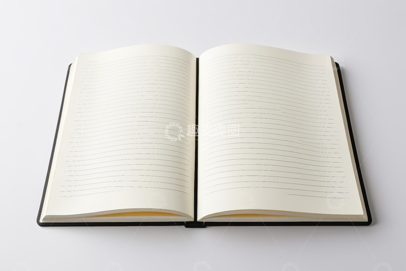 高清大图下载【趣麦麦图】空白横线笔记本内页