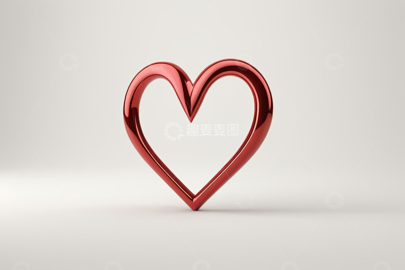 高清大图下载【趣麦麦图】红色心形符号静物
