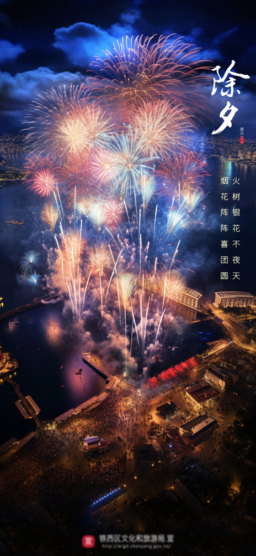 璀璨烟花除夕夜