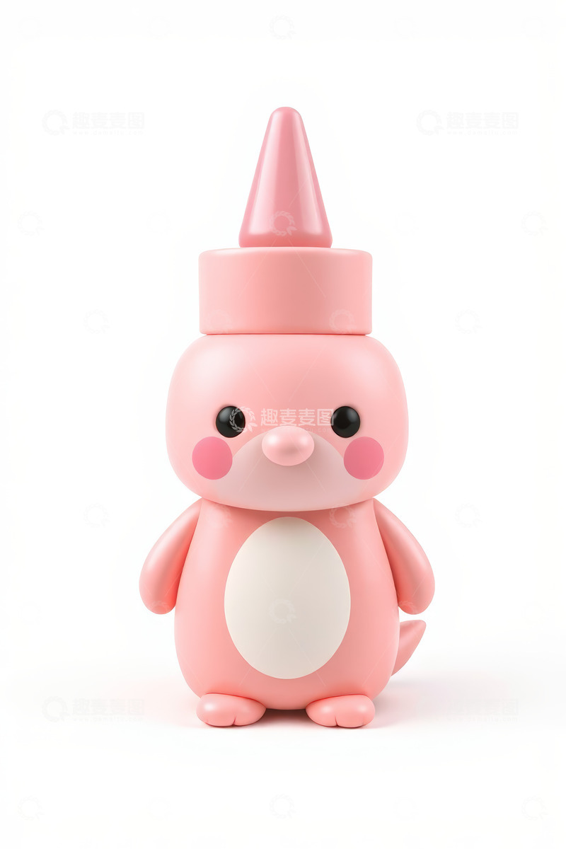 高清大图下载【趣麦麦图】粉色卡通造型小物件