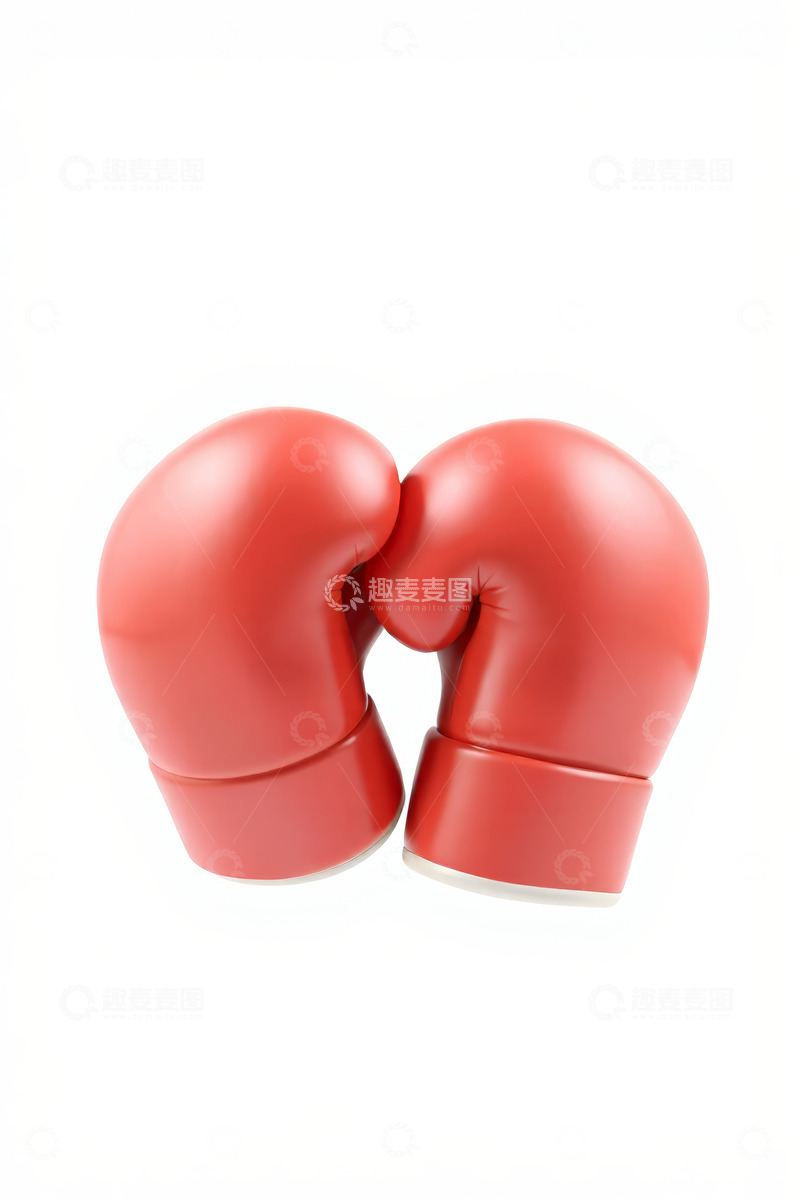 高清大图下载【趣麦麦图】红色拳击手套特写