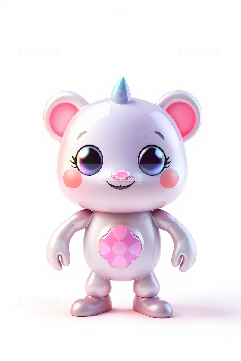 高清大图下载【趣麦麦图】可爱卡通小熊动画角色