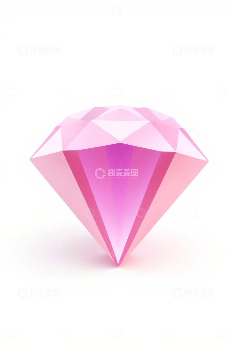 高清大图下载【趣麦麦图】粉色钻石特写