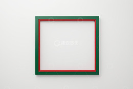 红绿双色方形框架