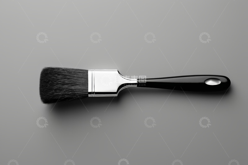 高清大图下载【趣麦麦图】黑色化妆刷特写