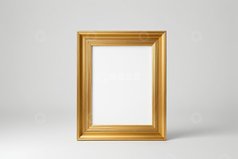 高清大图下载【趣麦麦图】金色画框装饰素材