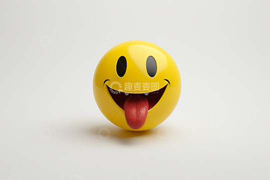 黄色笑脸表情3D模型