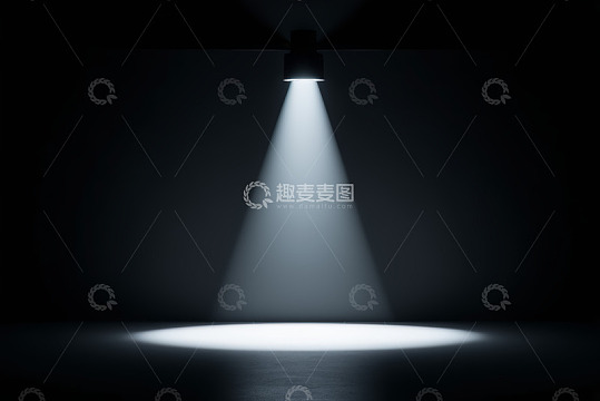 舞台聚光灯照明场景