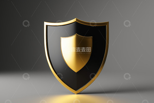 黑金盾牌图标