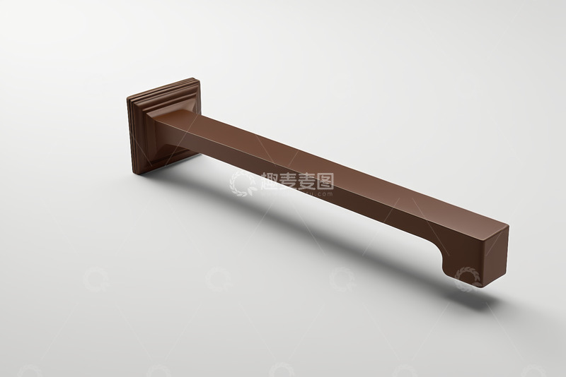 高清大图下载【趣麦麦图】棕色简约门把手设计素材