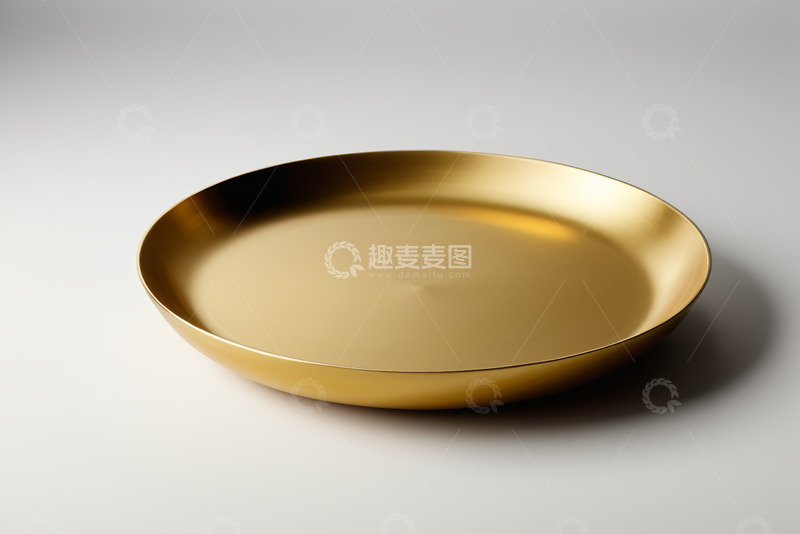 高清大图下载【趣麦麦图】金色圆盘静物特写