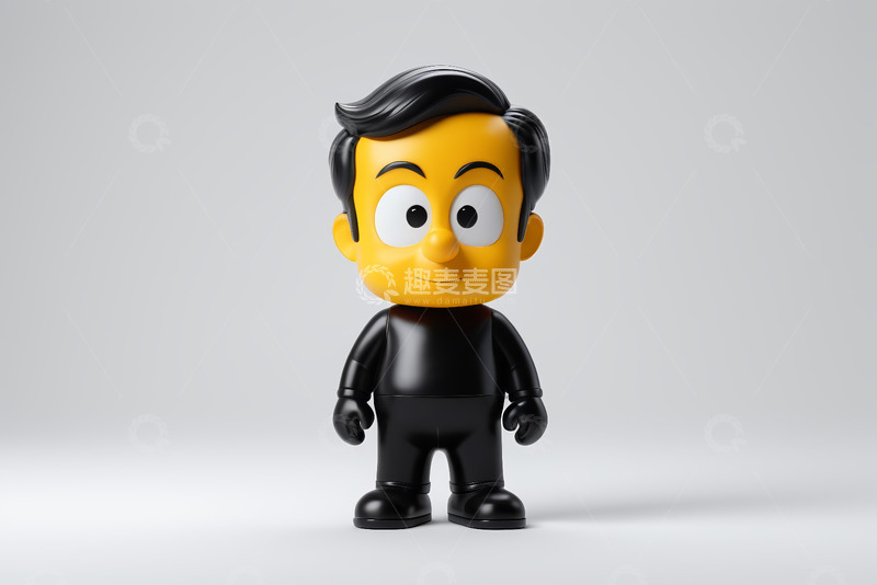 高清大图下载【趣麦麦图】卡通人物站立形象素材