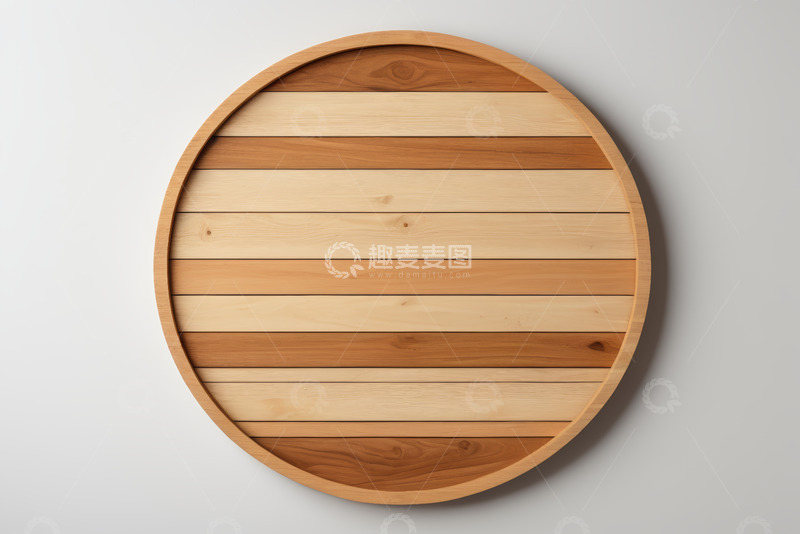 高清大图下载【趣麦麦图】圆形木质拼接板