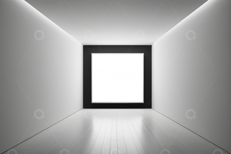 高清大图下载【趣麦麦图】白色室内空间窗户场景