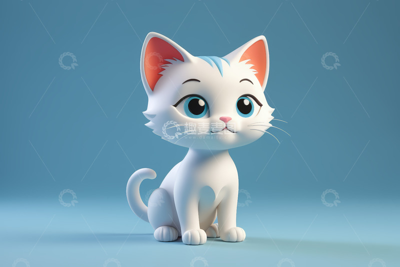 高清大图下载【趣麦麦图】可爱卡通小猫形象素材