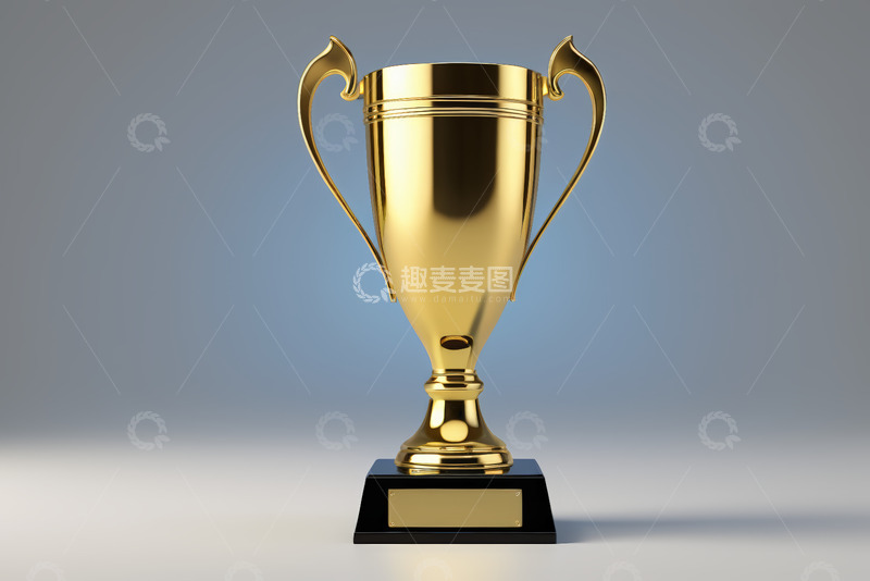 高清大图下载【趣麦麦图】金色奖杯特写
