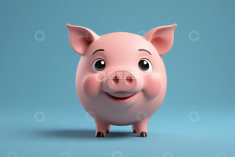 高清大图下载【趣麦麦图】可爱卡通小猪形象