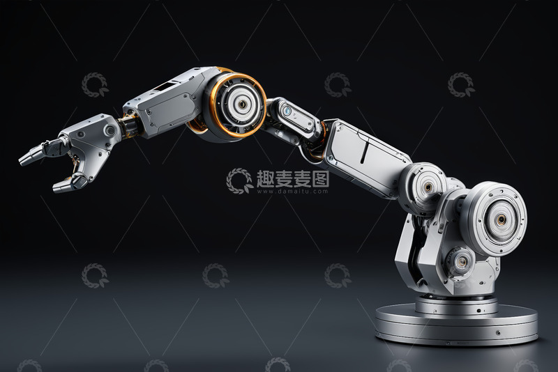 高清大图下载【趣麦麦图】机械臂特写展示