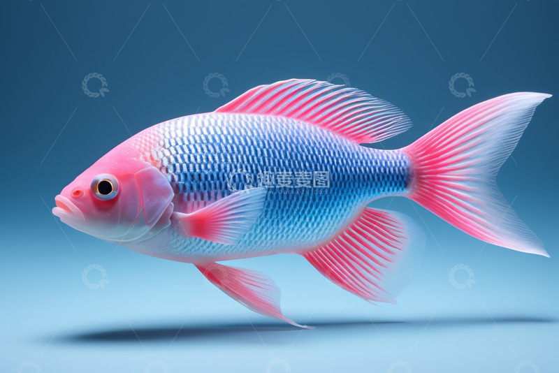 高清大图下载【趣麦麦图】色彩艳丽的观赏鱼特写