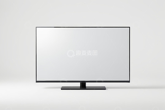 黑色平板电视展示
