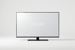 黑色平板电视展示