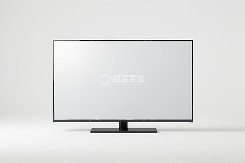 黑色平板电视展示