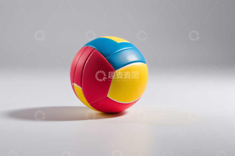 高清大图下载【趣麦麦图】彩色排球特写