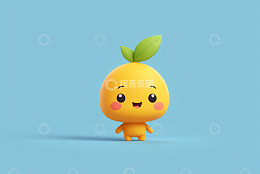 可爱卡通橙子形象